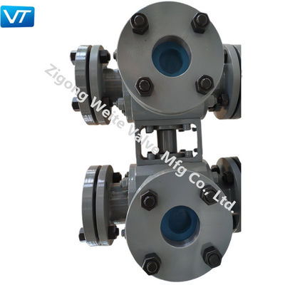 جودة  VT Natural Gas Pipeline Fast Discharge Quick Shutdown Double Ball Valves مصنع
