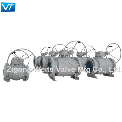 API Gear Box تعمل صمام الكرة للمياه والهواء والغاز والنفط والسائل