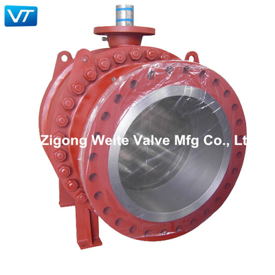 ASME B16.10 صمام كروي ذو حواف من الصلب الكربوني WCB مقاس كبير 30 بوصة