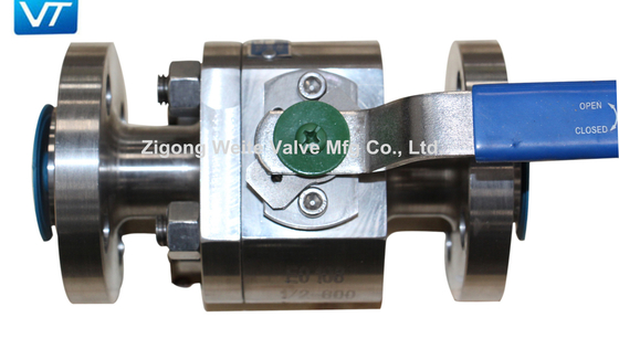 عائم 600 رطل 6FA API Fire Safe Valve 0.5 &quot;رافعة تعمل بجهاز قفل