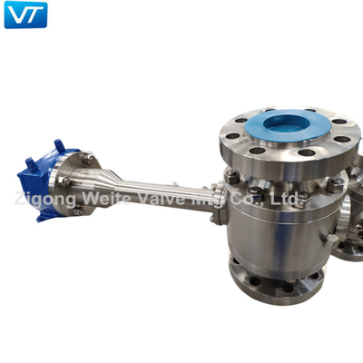 LNG Station F316 Cryogenic 3 Inch Ball Valve Floating Type Class 600