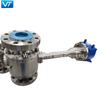 LNG Station F316 Cryogenic 3 Inch Ball Valve Floating Type Class 600